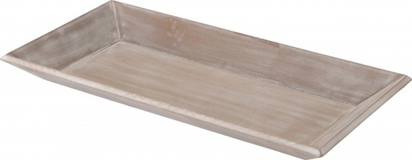 TABLETT 40X20CM Holz gekalkt