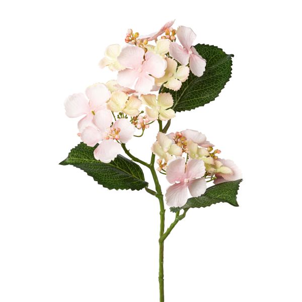 Hortensienzweig, 46 cm, rosa