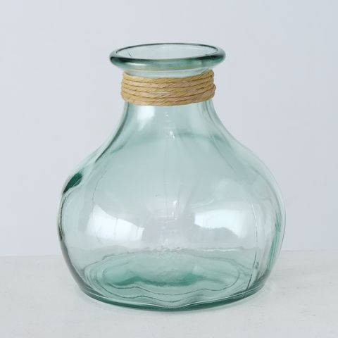 Vase Nellia, H 21 cm, Klarglas, Transparent Glas klar klar