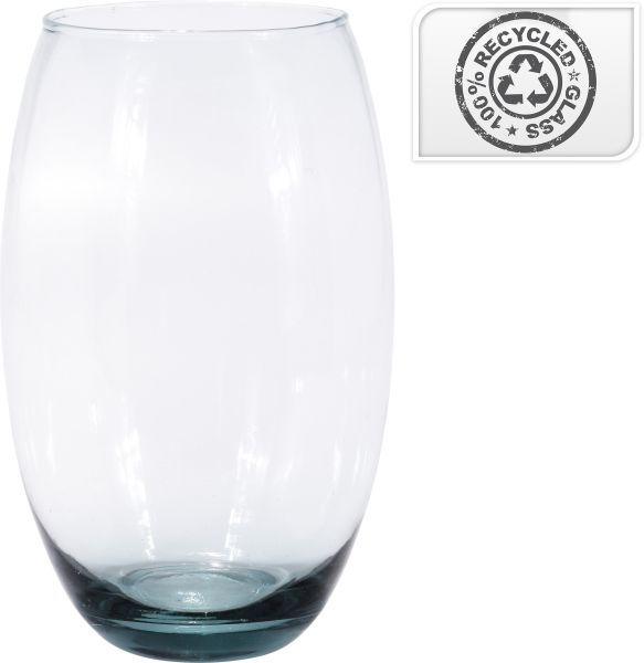 Glas-Vase, 17x30 cm