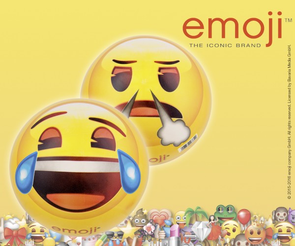 emoji® Kunststoffball 23 cm,